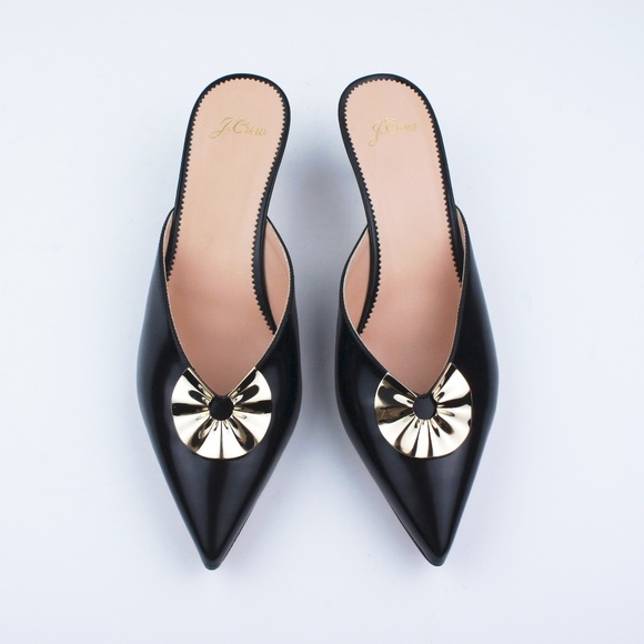 New JCREW Sophia Kitten Heels with Embellishmant - Picture 5 of 5